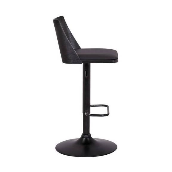 Benjara BM270416 Bar Stool with Curved Open Design...