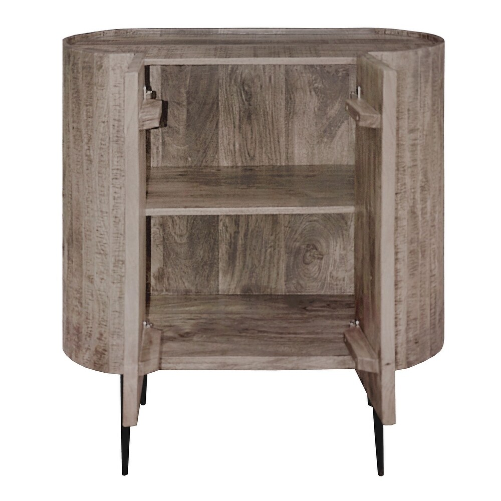 Jesse 35 inch Reclaimed Mango and Iron 2 Door Sideboard