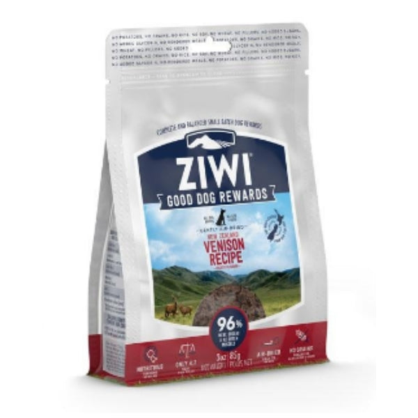 Peak Good Dog Rewards Grain Free New Zealand Venison Dog Treats;