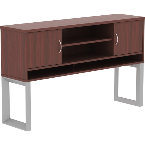 Lorell Relevance Series Mahogany Laminate Office Furniture Hutch (16218)