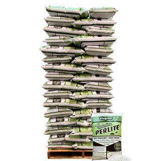 Viagrow 1 cu. ft.29 Qt. Organic White Perlite Planting Soil Additive and Growing Medium (80-Pack Pallet) VPER1-80