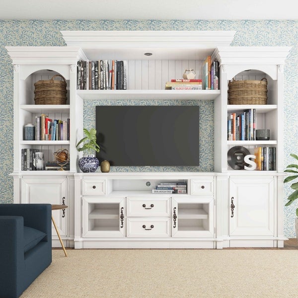 Copper Grove Cantaura White Entertainment Center