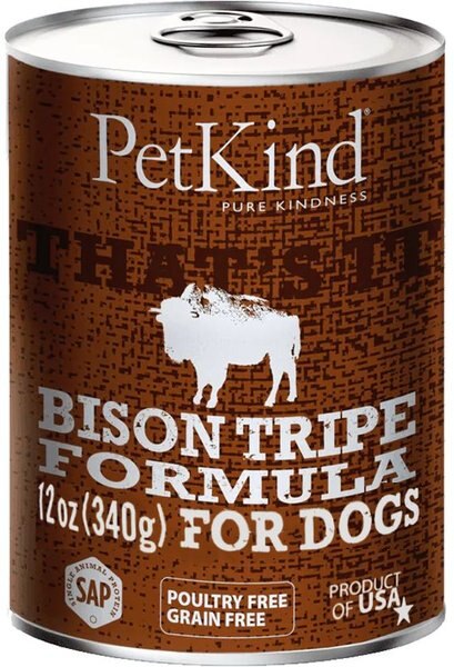 PetKind That's It! Bison Tripe Grain-Free Canned Dog Food