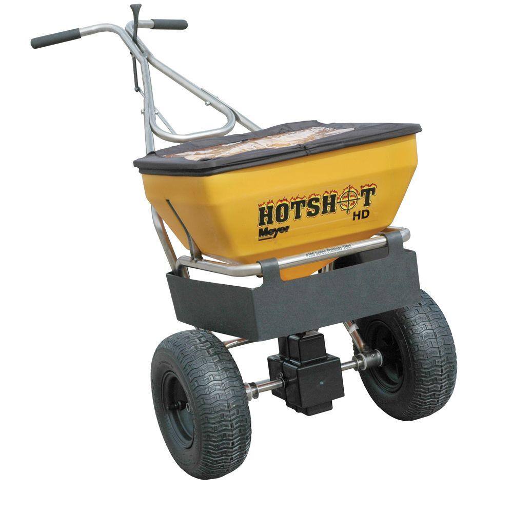 Meyer 70 lb. Capacity Walk-Behind Broadcast Salt Spreader 38180