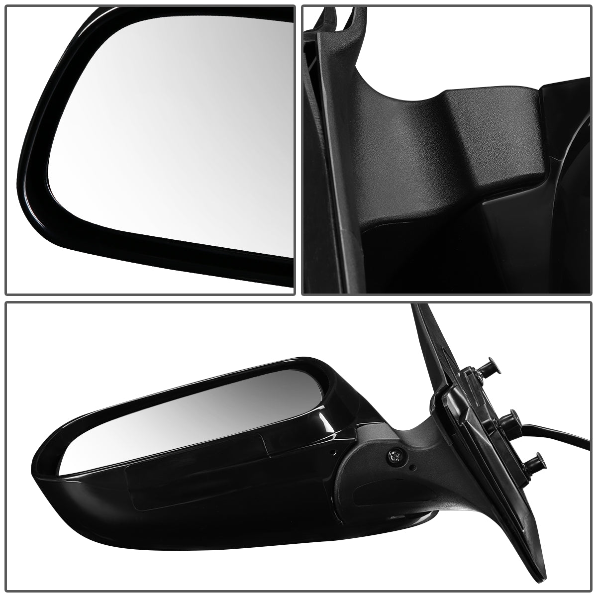 DNA Motoring OEM-MR-TO1320203 For 2005 to 2011 Toyota Tacoma OE Style Powered Driver / Left Side View Door Mirror Replacement 8794004190C0 06 07 08 09 10