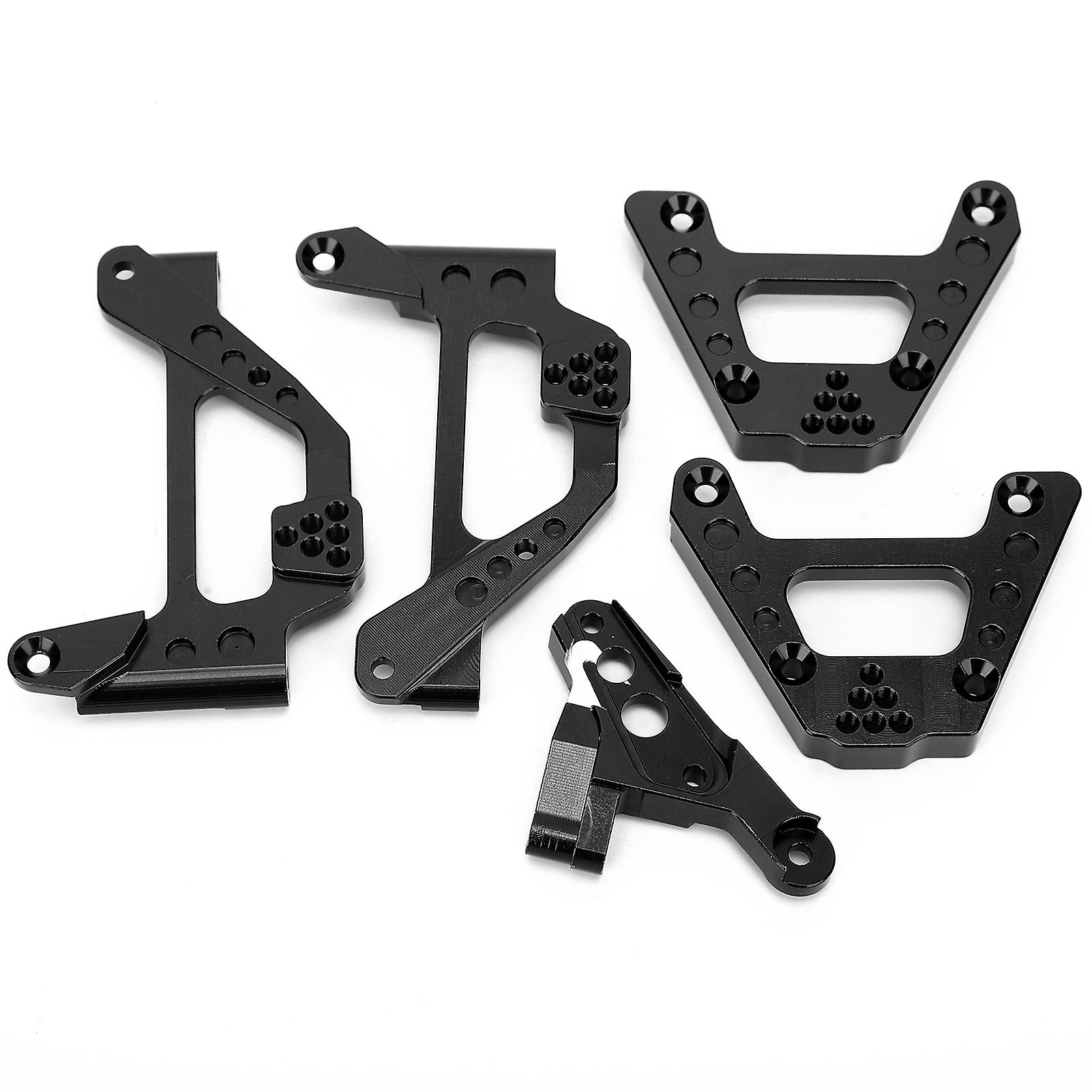 Aluminum Alloy Front Rear Shock Struts Damper Bracket Mount Fit For Scx10 Iii 1:10 Rc Carblack