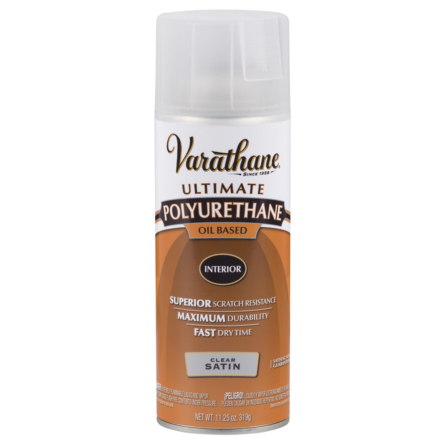 Varathane Ultimate Satin Clear Oil-Based Polyurethane 11.25 oz