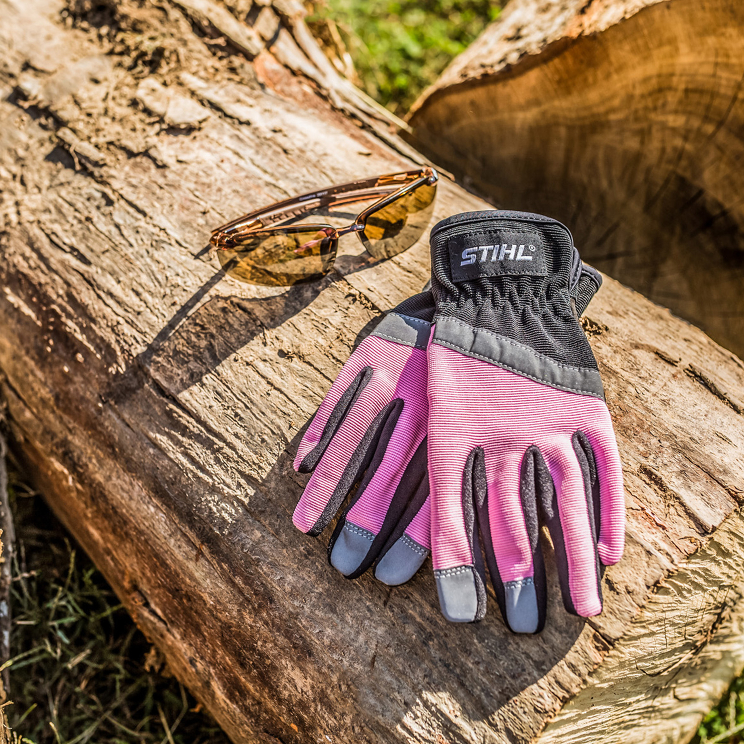 STIHL Cotton Candy Gloves Black/Pink M 1 pair