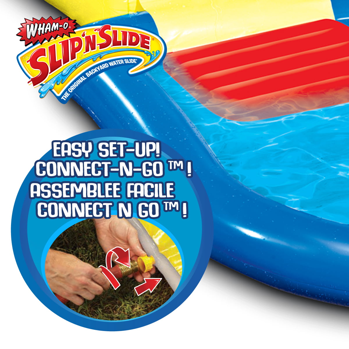 Wham-O Slip N Slide Mega Tidal Wave - 12.5 Feet Water Slide - Hydroglide Technology