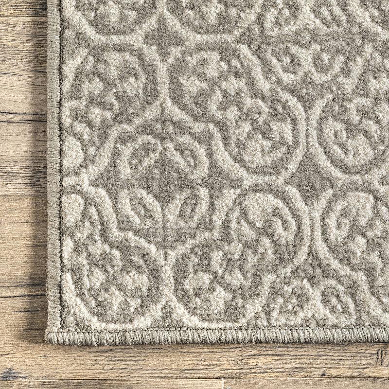 nuLoom Transitional Floral Jeanette Area Rug