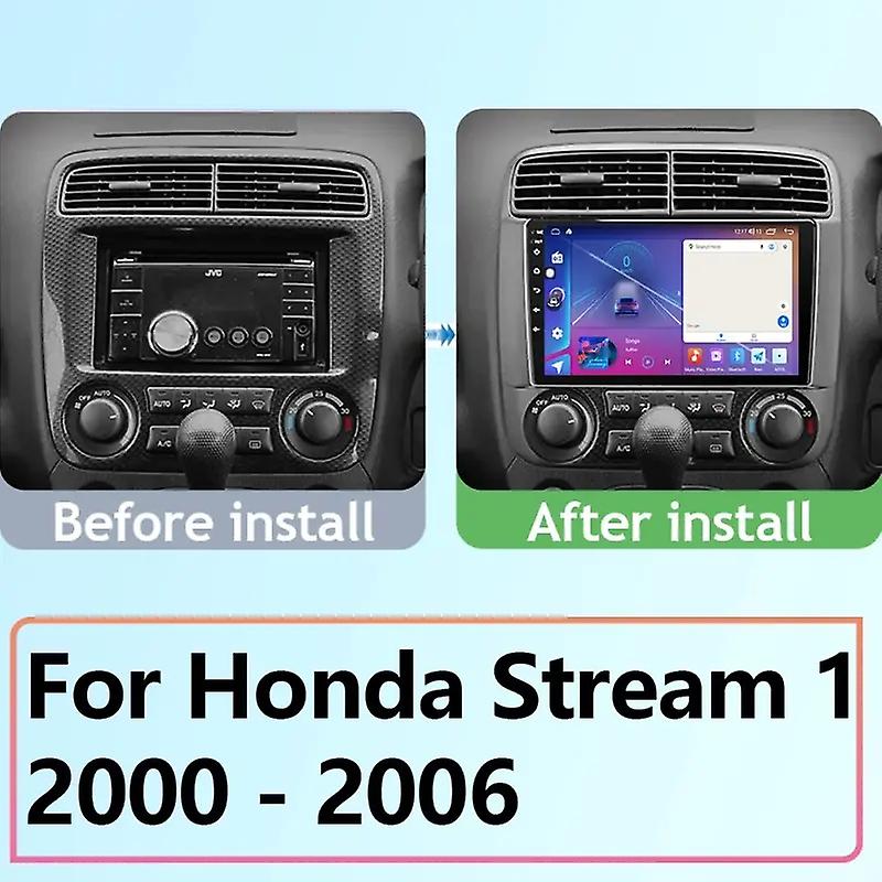 Carplay 2din Android Car Radio Multimedia Video Player For Honda Stream 1 2000 - 2006 Navigation GPS