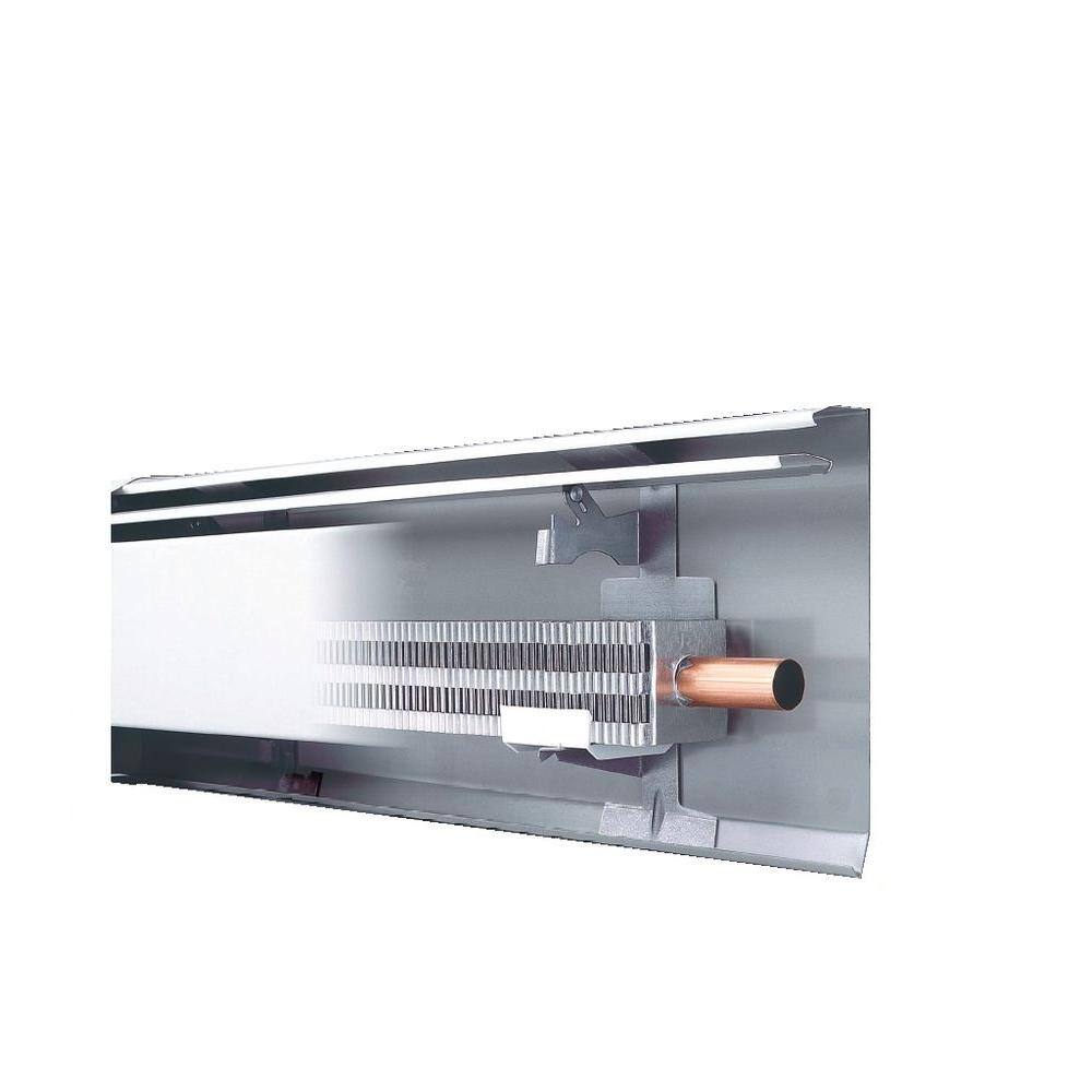 SlantFin FineLine 30.4 ft. Hydronic Baseboard Heater with Fully Assembled Element and Enclosure in Nu White 101-401-4