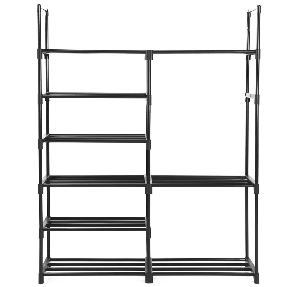 FAFIAR 6 Tiers Shoe Rack Organizer Metal 24-30 Pairs of ShoesandBoots