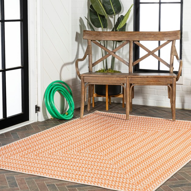 Chevron Modern Concentric Squares Indoor outdoor Area Rug Jonathan Y