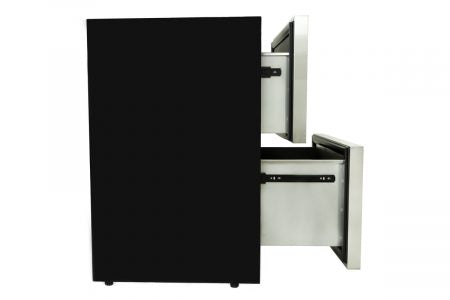 Blaze Outdoor Rated Double Drawer 5.1 Cubic Feet Refrigerator BLZ-SSRF-DBDR5.1