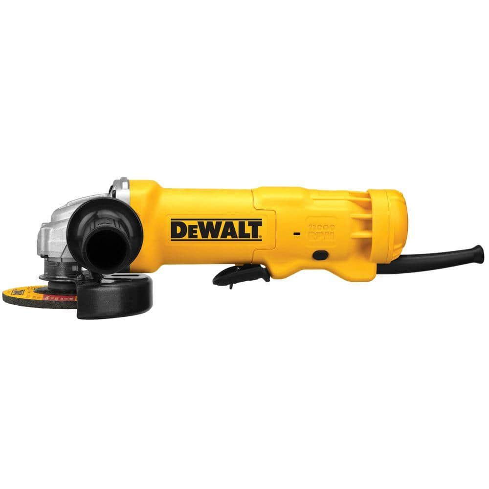 DEWALT 11 Amp Corded 4.5 in. Small Angle Grinder DWE402W