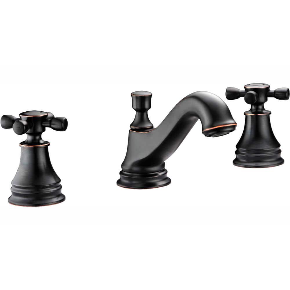 ANZZI Melody Series 8 in Widespread 2Handle MidArc Bathroom Faucet in Oil Rubbed Bronze