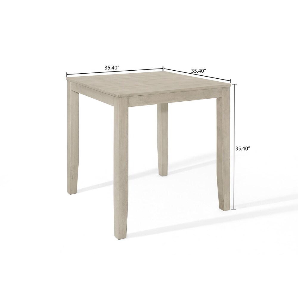 CraftPorch Clean lines Counter Height Dining Table   Grey