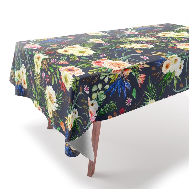 Marta Barragan Camarasa Darkness Wildflower Bouquets Tablecloth Deny Designs