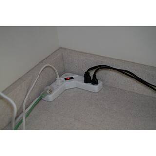 Woods 6-Outlet Corner Power Strip with 4 ft. Cord 41378