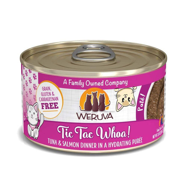 Weruva Classic Cat Pate Tic Tac Whoa! With Tuna and Salmon Canned Cat Fo