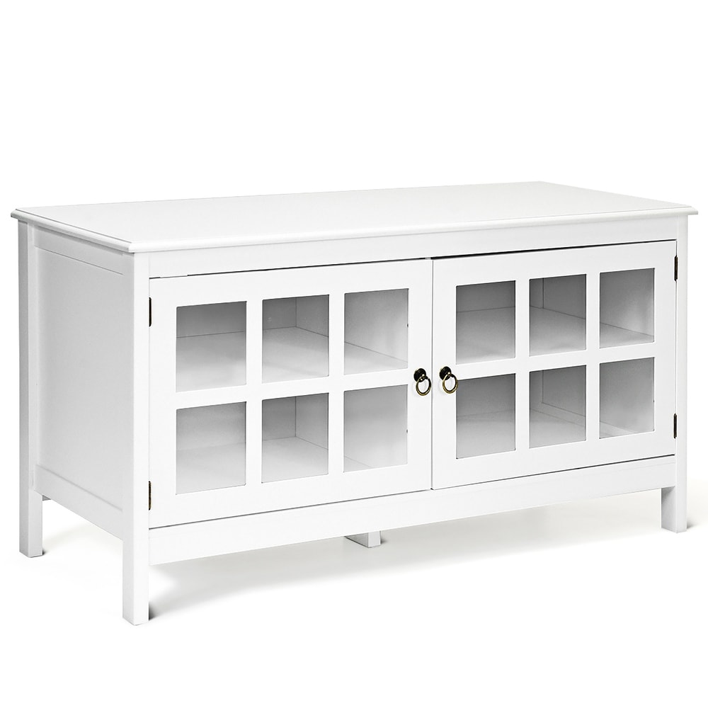 TV Stand Storage Console Free Standing Cabinet for TV up to 50\