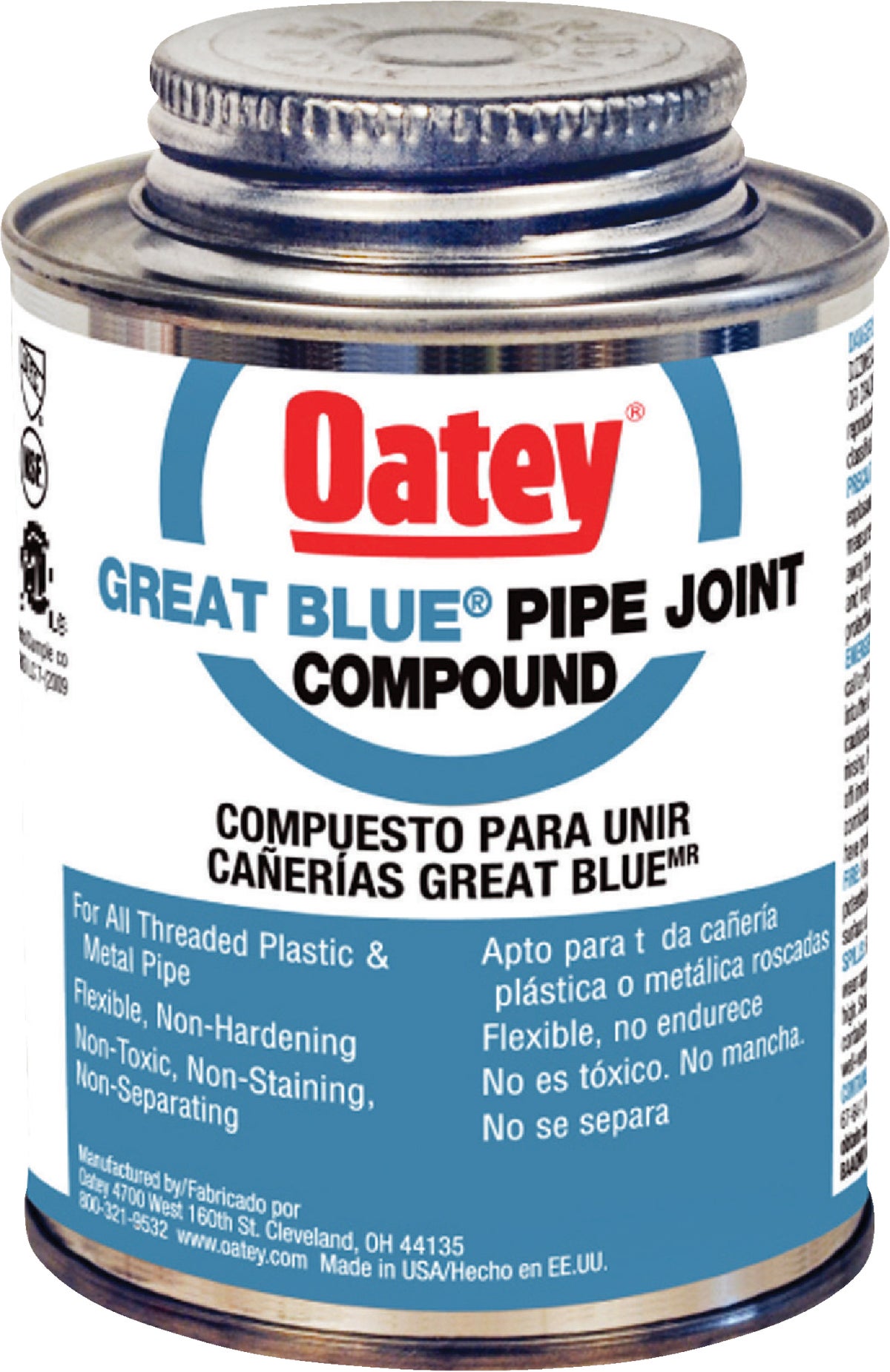 Oatey Great Blue Pipe Compound 4 Fl. Oz Blue