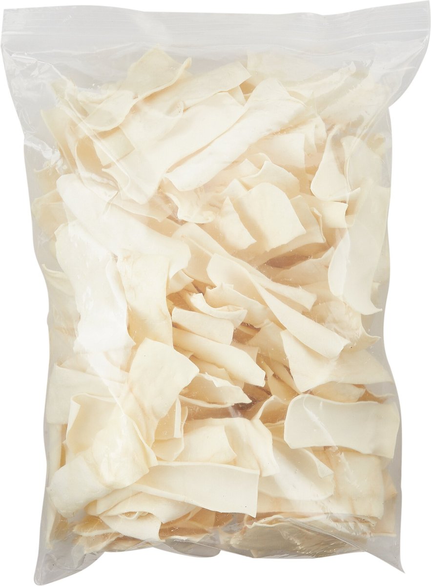 Green Cow Rawhide Natural Chips Dog Bones， 5-lb bag