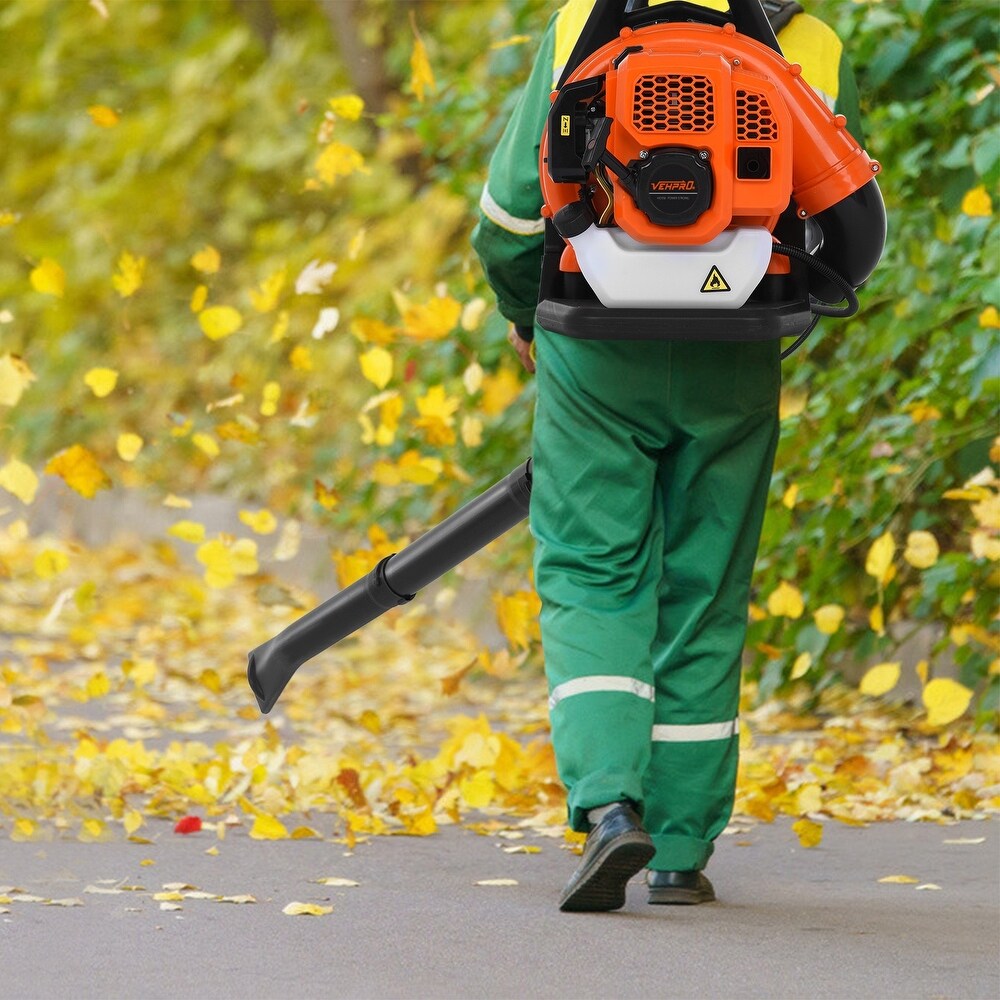 Backpack Leaf Blower 63CC 2 Stroke Gasoline Blower EPA Compliant   17.71x17.71x17.71in