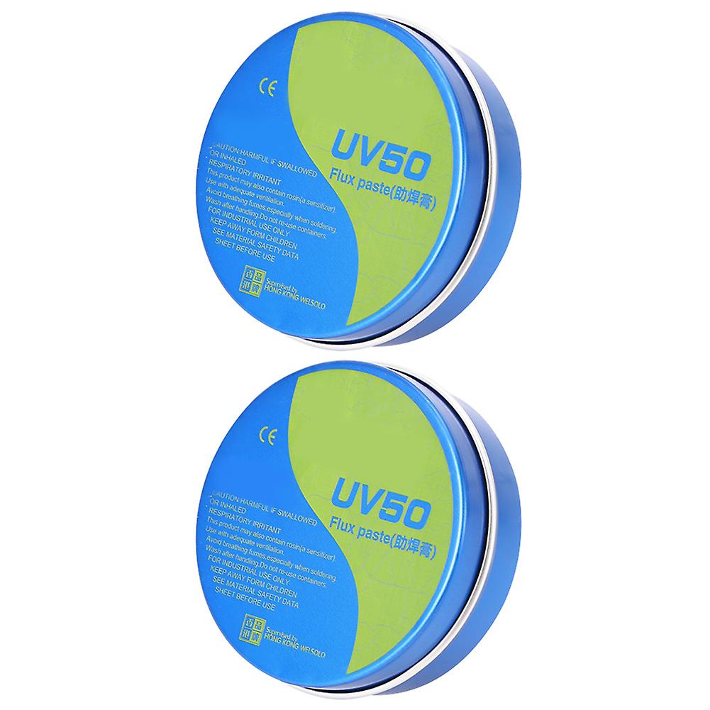 2pcs Flux Paste Leadfree Corrosionfree Solder Tin Cream Soldering Accessories Uv50