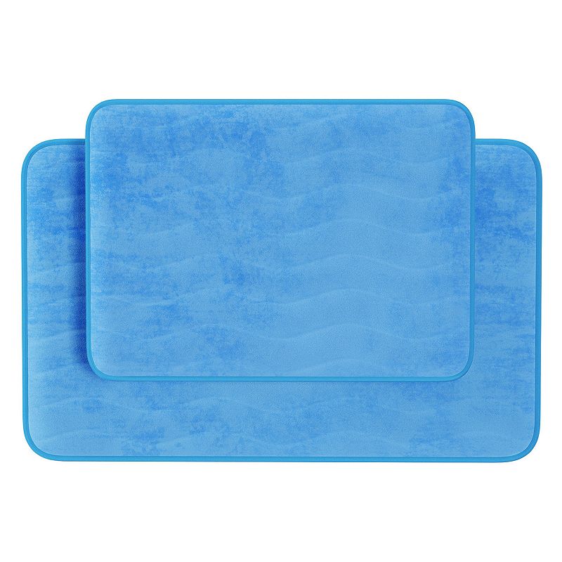 Portsmouth Home 2-piece Memory Foam Bath Mat Set