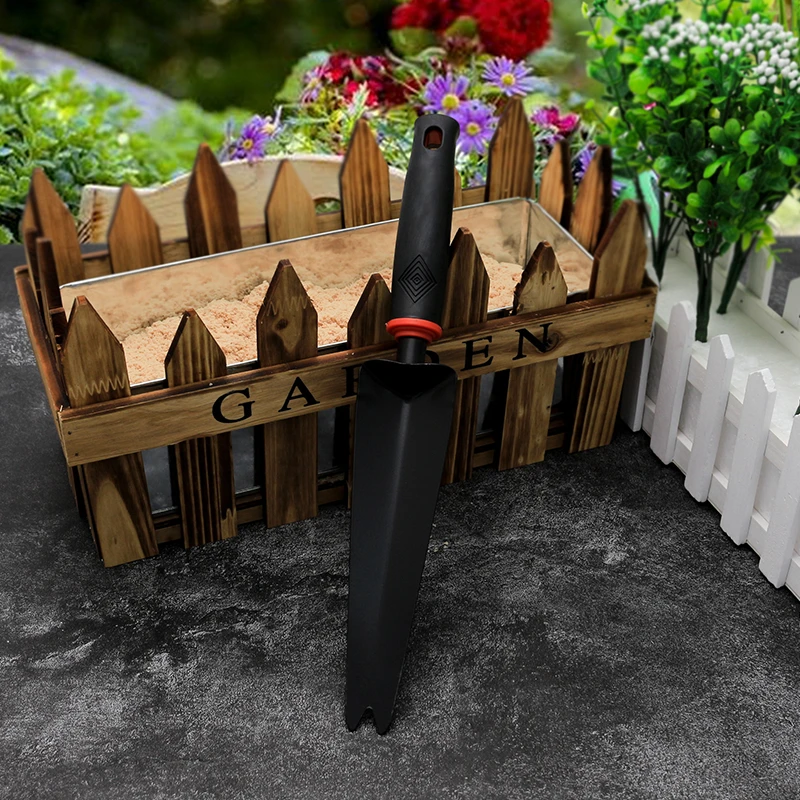 2 in 1 Garden Plant Transplanter Sawtooth Carbon Steel Mini  Manual Hand Weeder With Plastic Handle