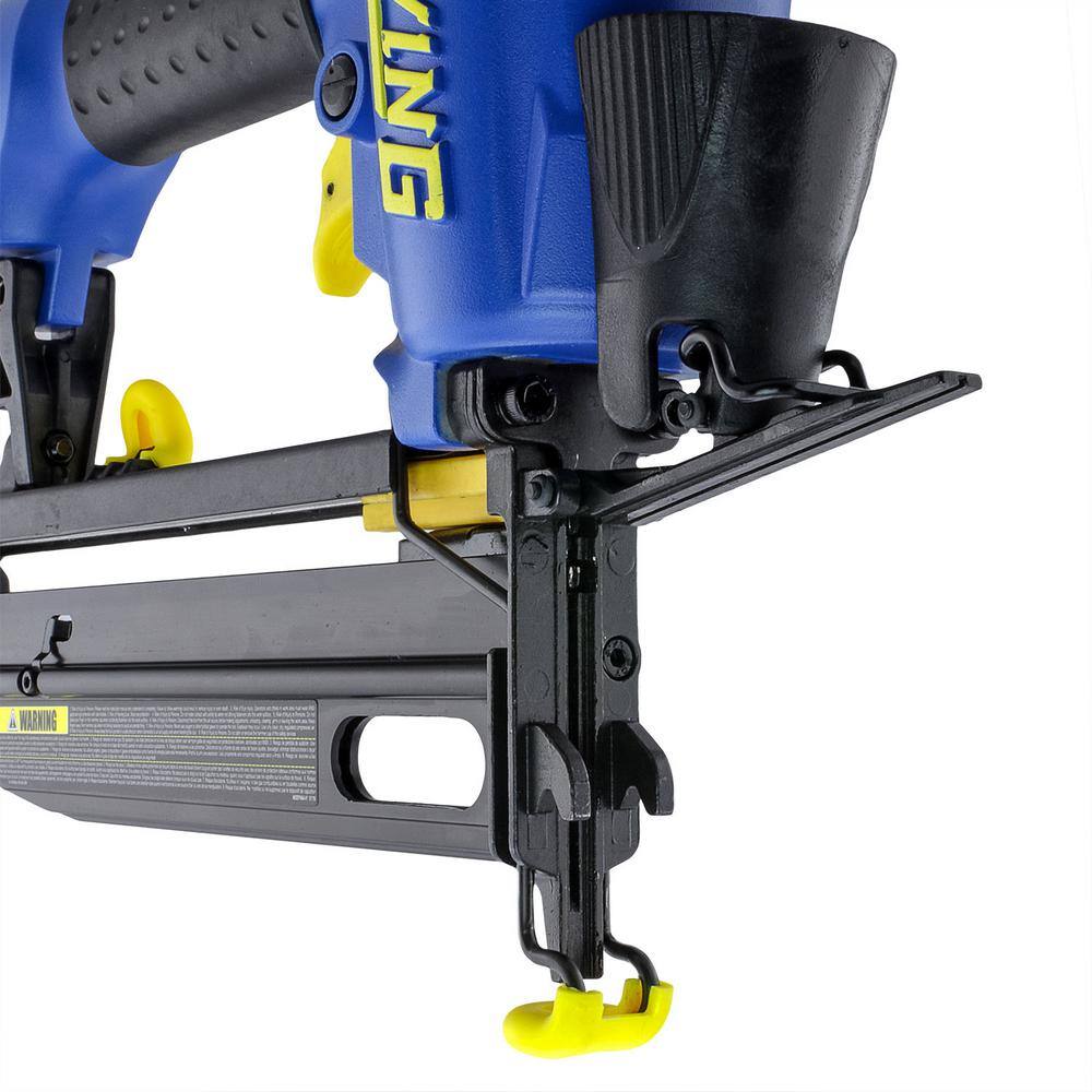 Estwing Pneumatic 2-12 in. 16-Gauge Straight Finish Nailer with Canvas Bag EFN64