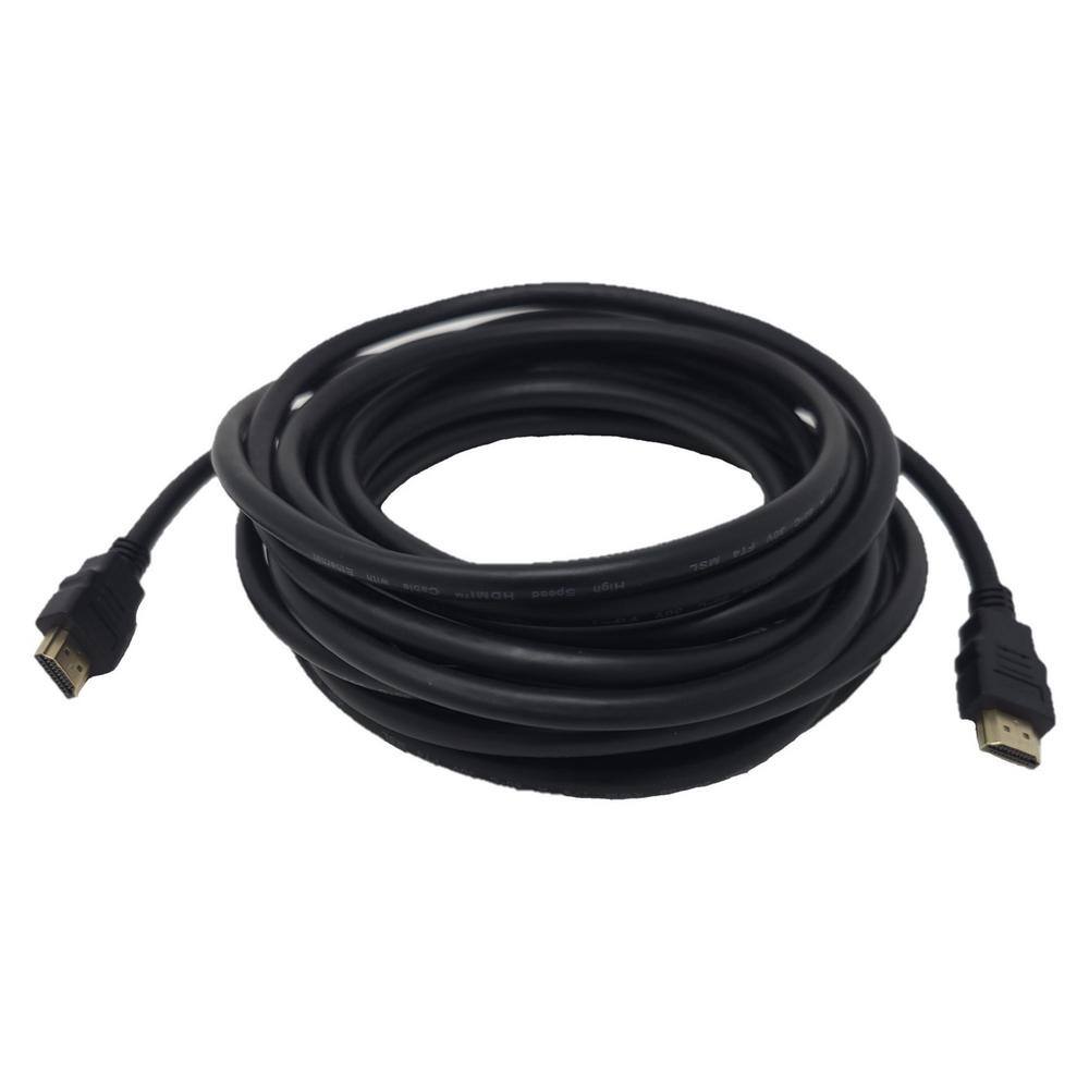 Micro Connectors Inc 25 ft. High-Speed 4K HDMI With Ethernet (28AWG) CL2 In-Wall Rated Cable H2-25MAMA