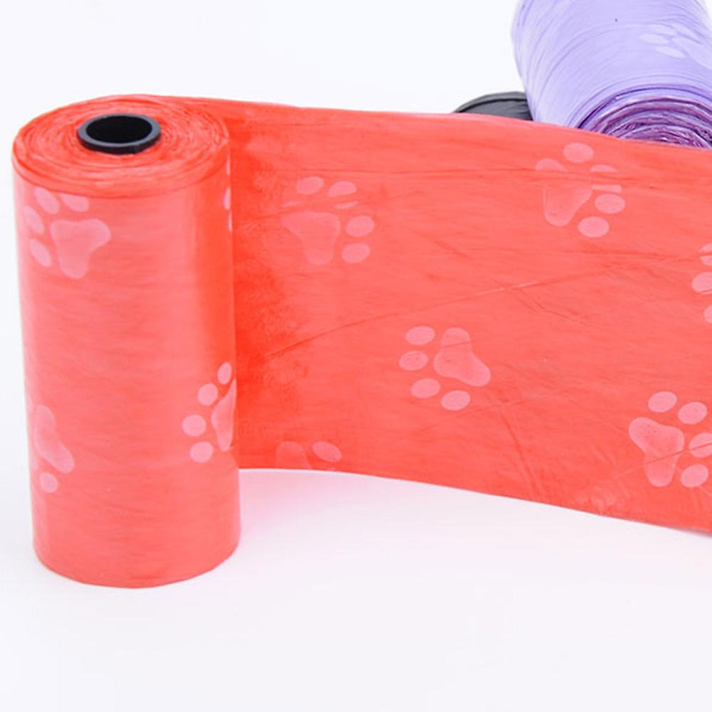 Pet Garbage Bag 15pcs / One Roll Dog Feces Cat Cleaning Pick Up