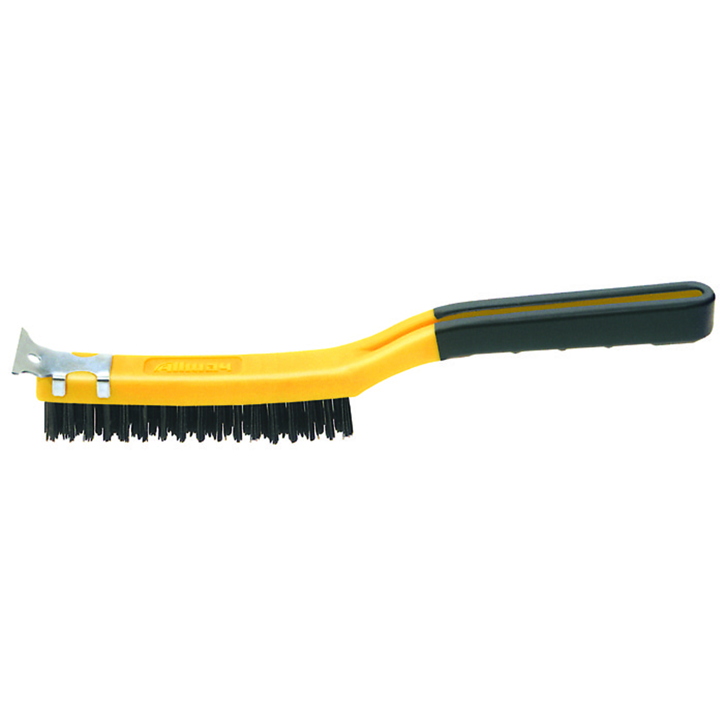 Allway 1 in. W X 13.5 in. L Carbon Steel Wire Brush with Scraper