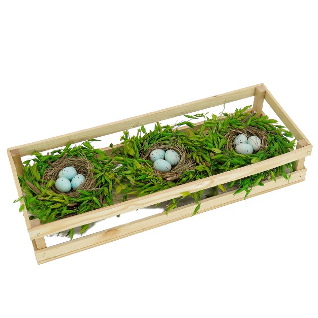 Artificial Easter Triple Nest Table Decoration National Tree Company