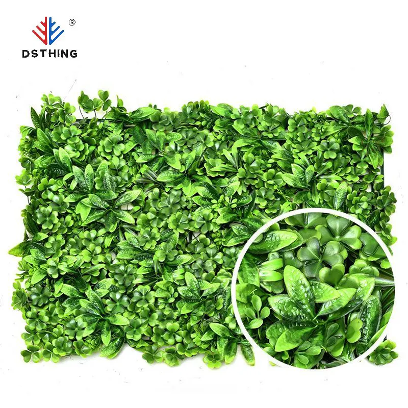 Dsthing Factory Supply Outdoor Home Decoration Vertical Panel Wall Hanging Green Artificial Plant Grass Wall