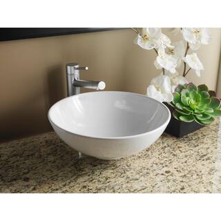 PRIVATE BRAND UNBRANDED Diana Vessel Sink in Bisque 4-463BQ