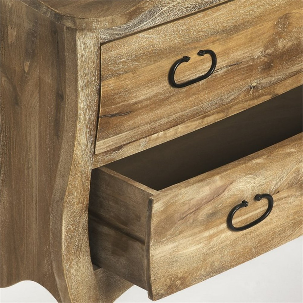 Rochelle Drawer Chest  Off White   Traditional   Accent Chests And Cabinets   by Homesquare  Houzz