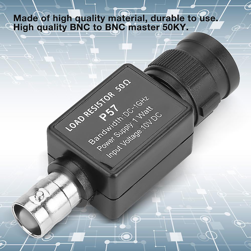 P57 50ohm Black Bnc To Bnc Female 50ky Q9 Adapter  Connector Accessories