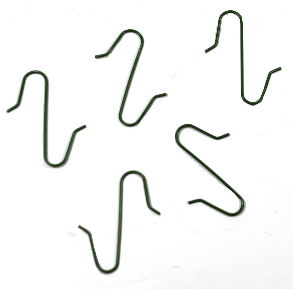 Old World Christmas Green Wire Ornament Hooks Wire Pliable Hangers 1441.   Christmas Ornaments   by Story Book Kids Inc  Houzz