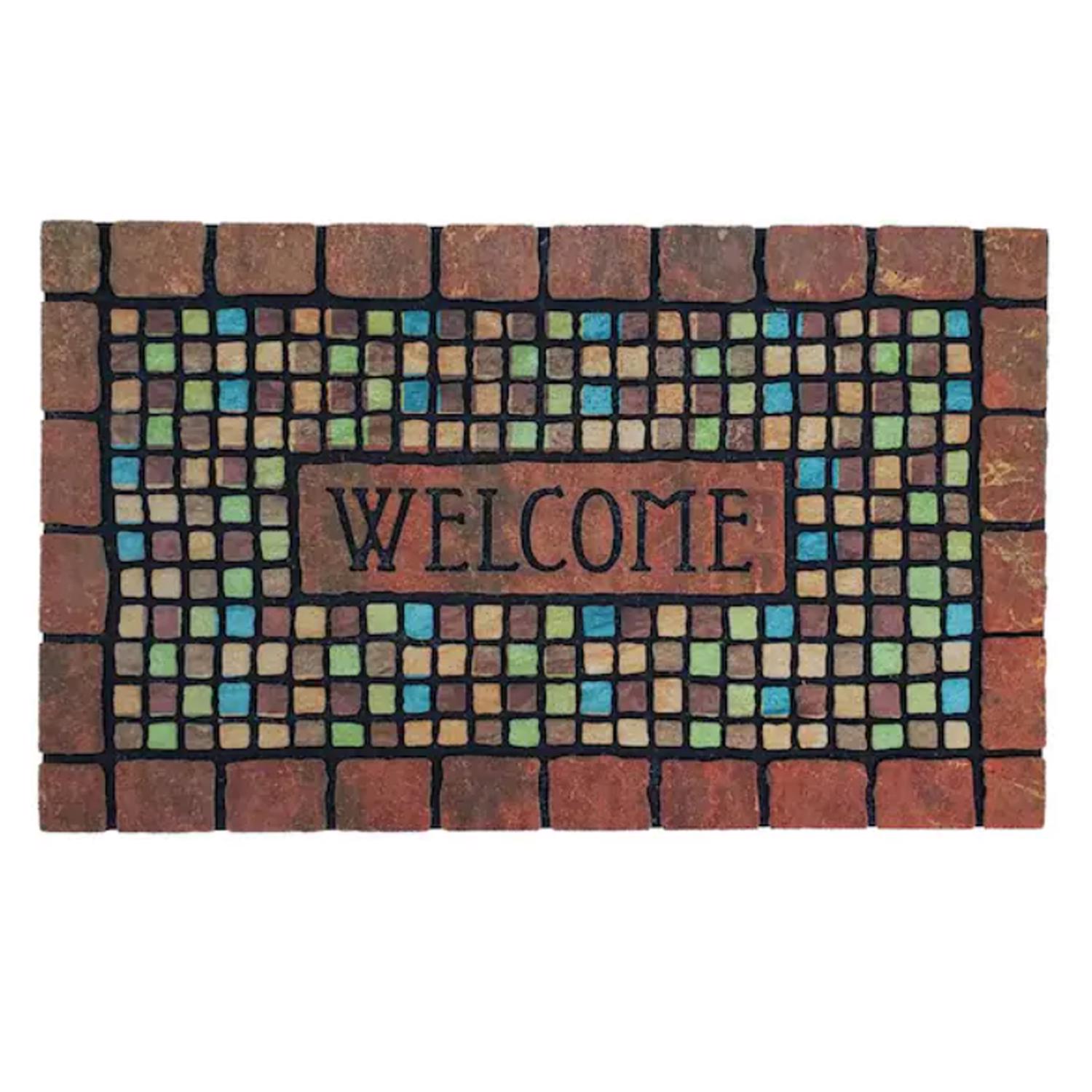 Sports Licensing Solutions 30 in. L X 18 in. W Multicolored Terra Cotta Nylon Floor Mat