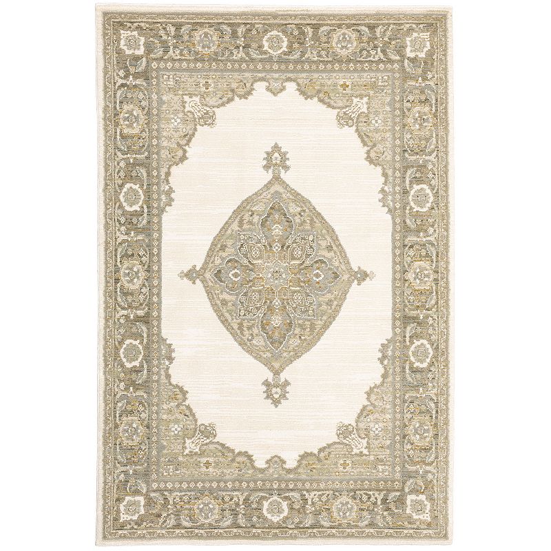 StyleHaven Alexander Distressed Medallion Rug