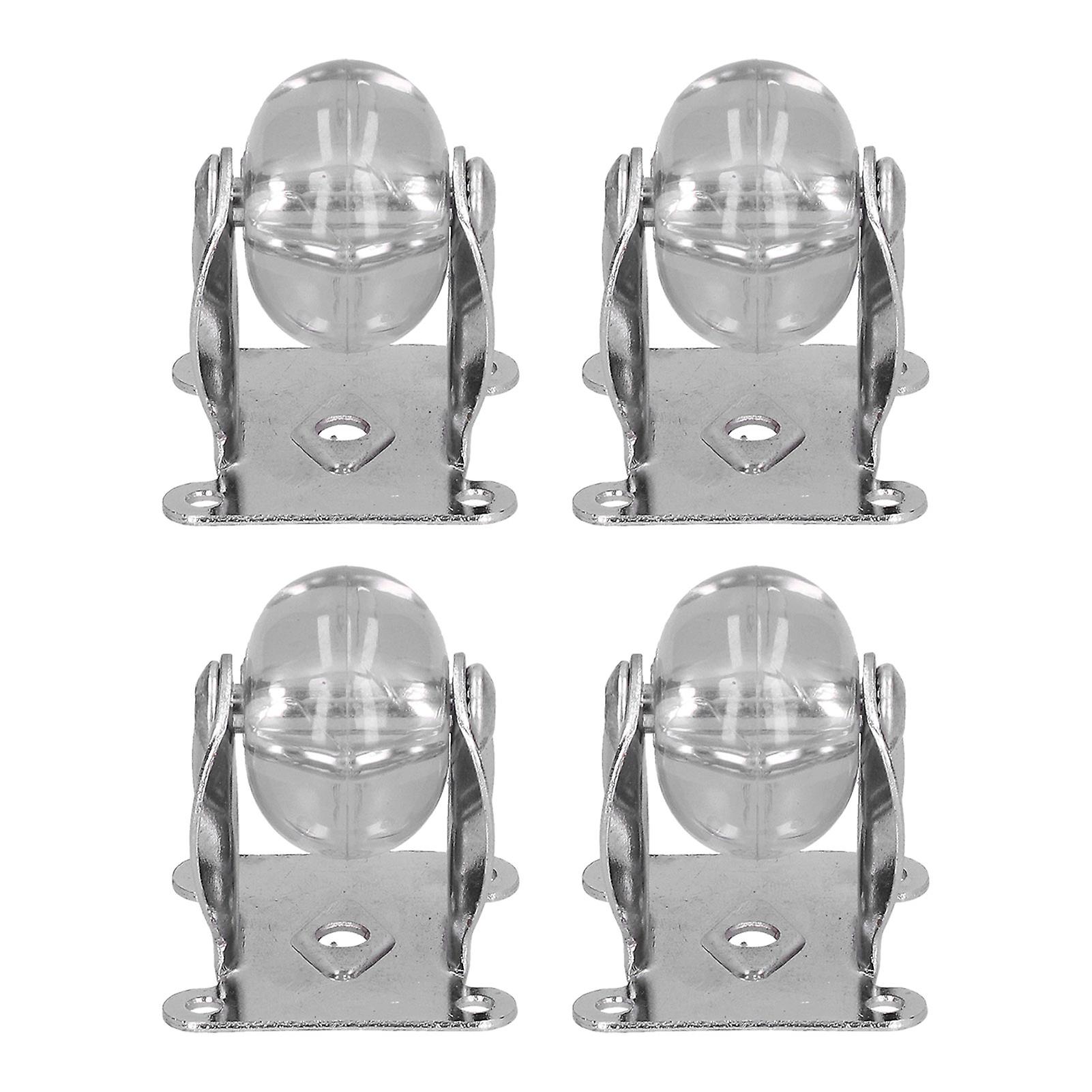 4pcs Industrial Casters Set Heavy Duty Caster Wheels Transparent Rolling Casters Accessory