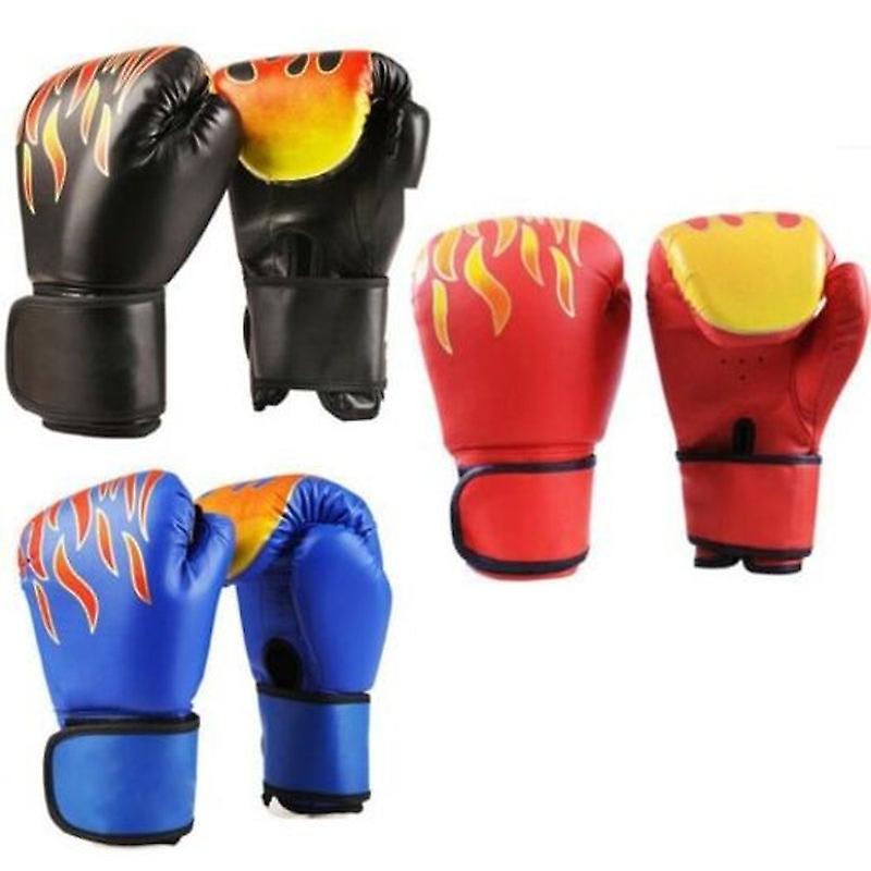 Unisex Adult Boxing Gloves Grappling Fighting Punch Bag Training Pads Black