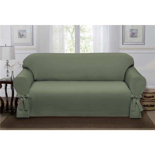 Lucerne Sofa Slipcover Loden Green