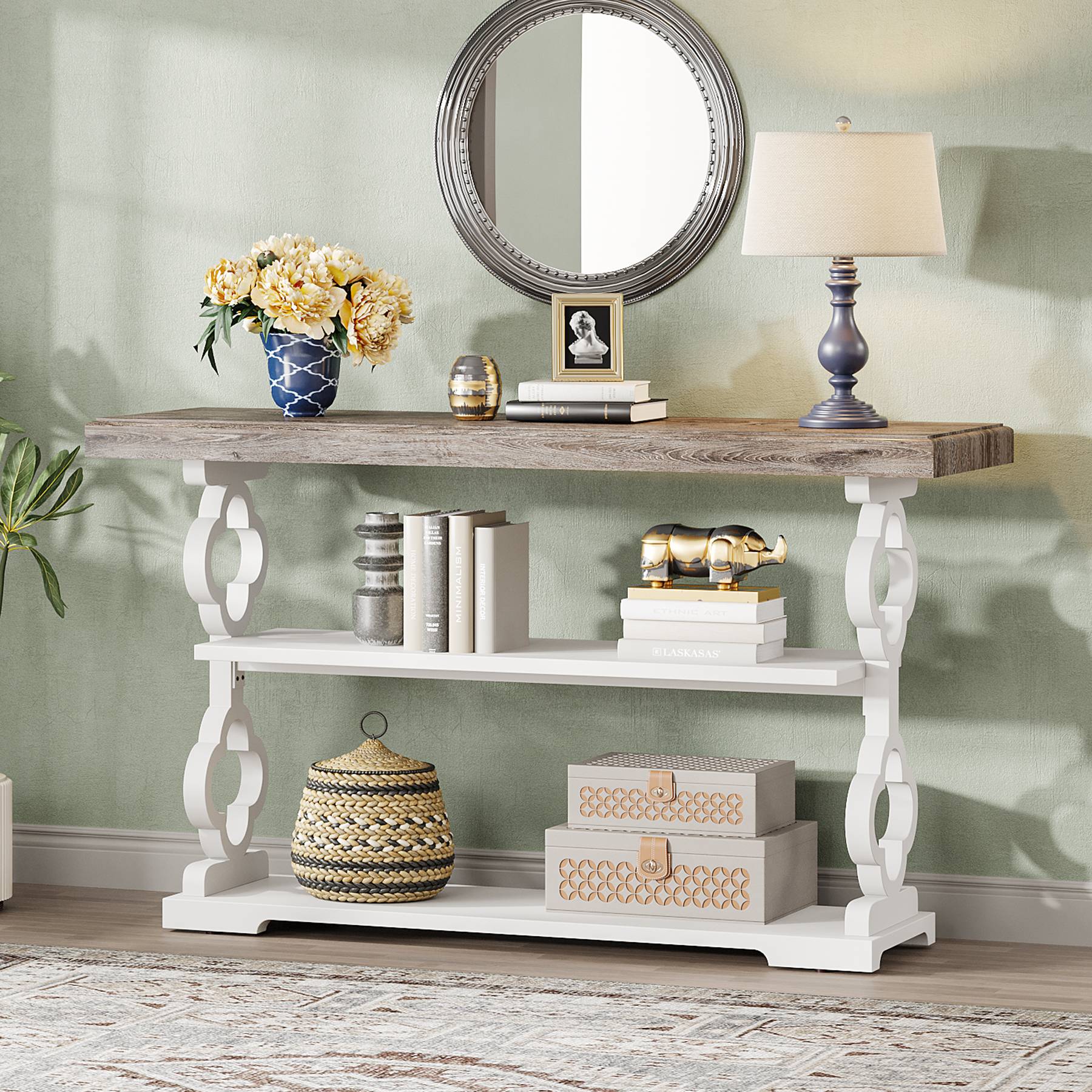 Farmhouse Console Table, 55