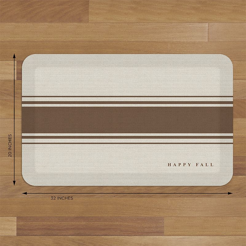 GelPro Designer Comfort Mat Happy Fall Walnut 20x32