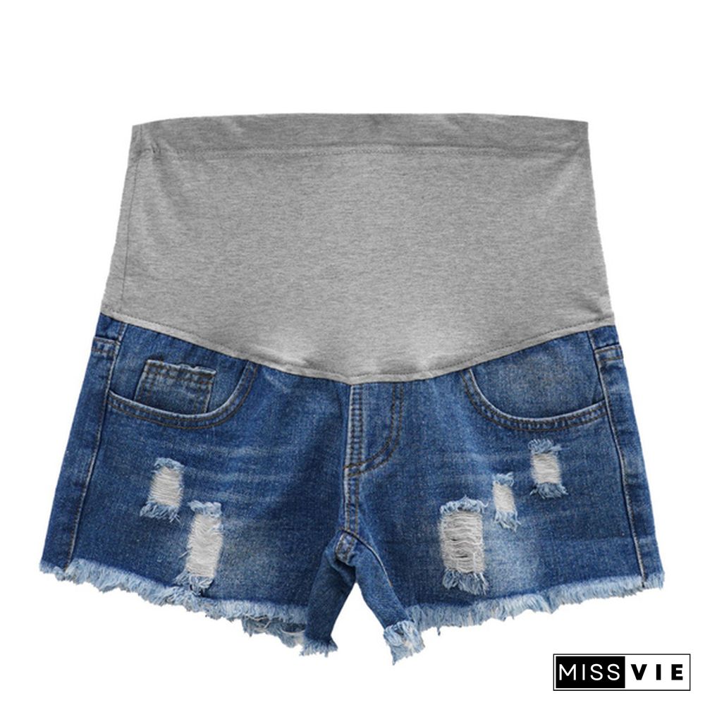 Pregnant women's Denim Shorts Summer Pregnant Casual Short For Women Pregnacy Shorts